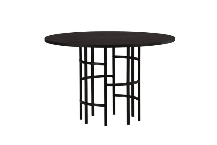 Furniture Fashion Copenhagen Dining Table - Black / Black Veneer