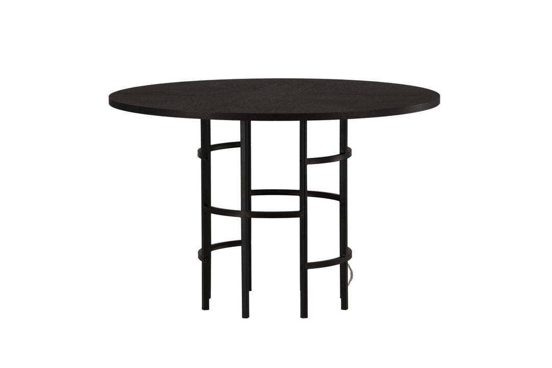 Furniture Fashion Copenhagen Dining Table - Black / Black Veneer