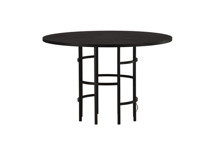Furniture Fashion Copenhagen Dining Table - Black / Black Veneer