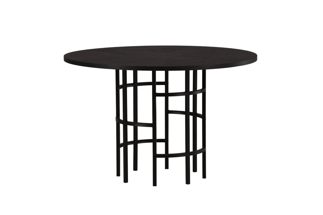 Furniture Fashion Copenhagen Dining Table - Black / Black Veneer