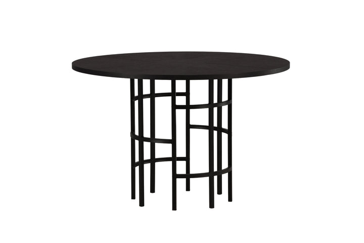 Furniture Fashion Copenhagen Dining Table - Black / Black Veneer