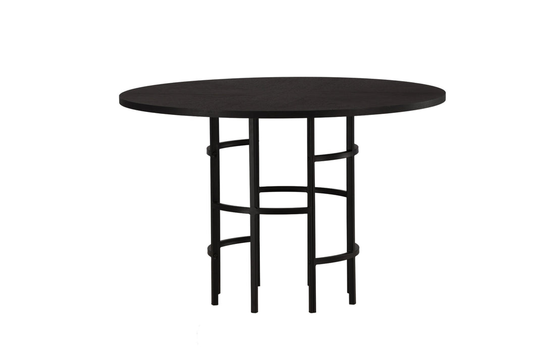 Furniture Fashion Copenhagen Dining Table - Black / Black Veneer