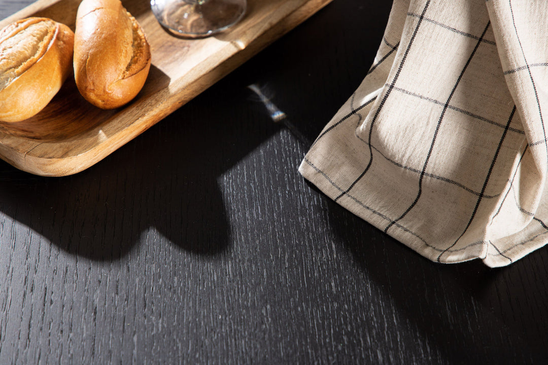 Furniture Fashion Copenhagen Dining Table - Black / Black Veneer
