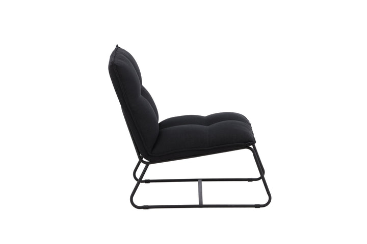 Venture Home Madison Single Sofa - Black / Black Linen