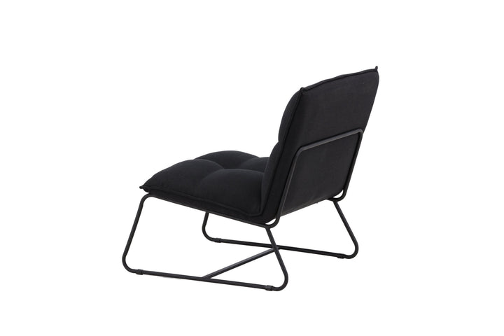 Venture Home Madison Single Sofa - Black / Black Linen