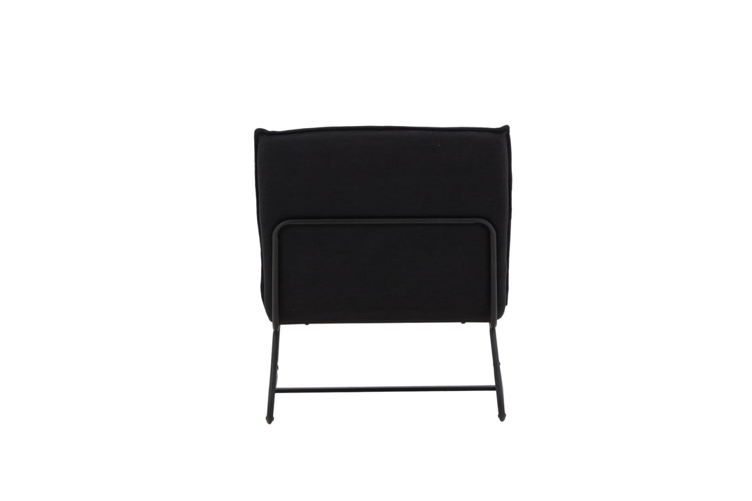 Venture Home Madison Single Sofa - Black / Black Linen