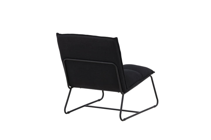 Venture Home Madison Single Sofa - Black / Black Linen
