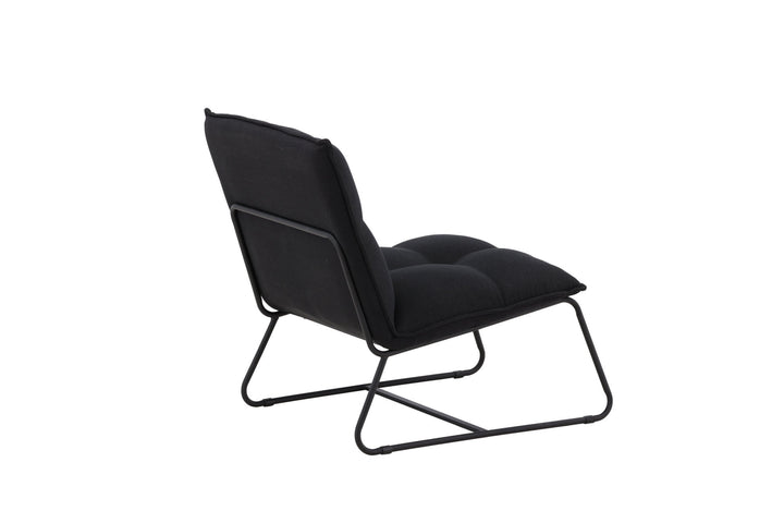 Venture Home Madison Single Sofa - Black / Black Linen