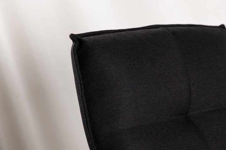 Venture Home Madison Single Sofa - Black / Black Linen