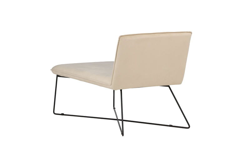 Venture Home X-lounge Daybed - Black / Beige Velvet