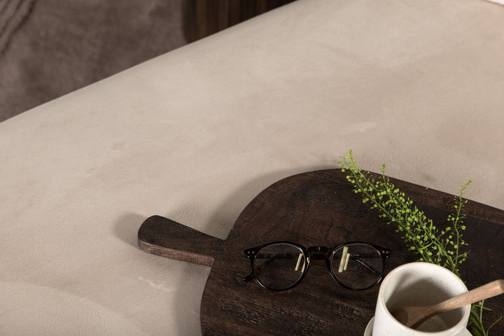 Venture Home X-lounge Daybed - Black / Beige Velvet