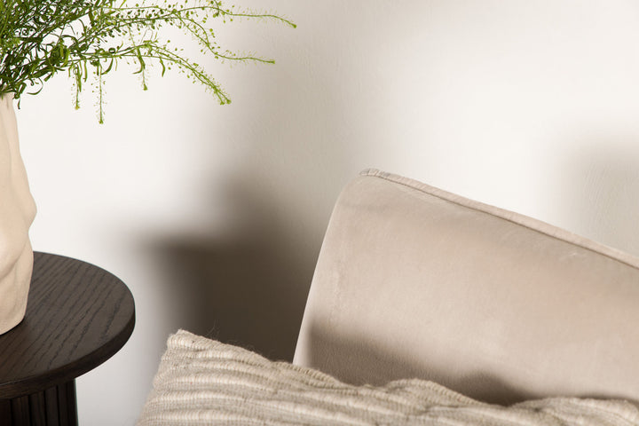 Venture Home X-lounge Daybed - Black / Beige Velvet