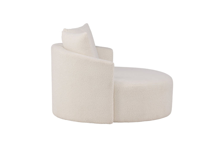 Venture Home Kelso Sofa - Wood / White Teddy