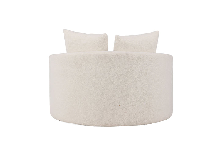 Venture Home Kelso Sofa - Wood / White Teddy