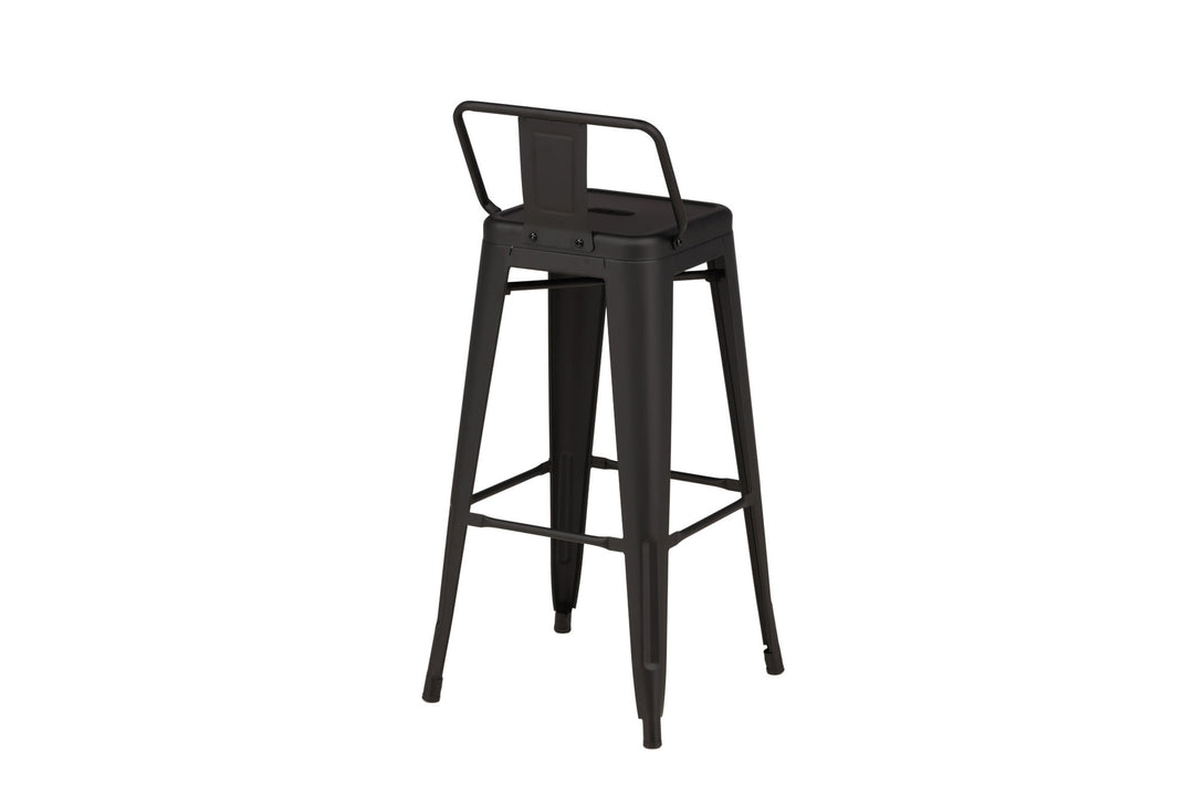 Venture Home Tempe Bar Chair 4-pack - Matte black / Metal