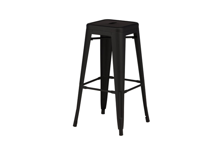 Venture Home Tempe Bar Chair 4-pack - Matte black / Metal