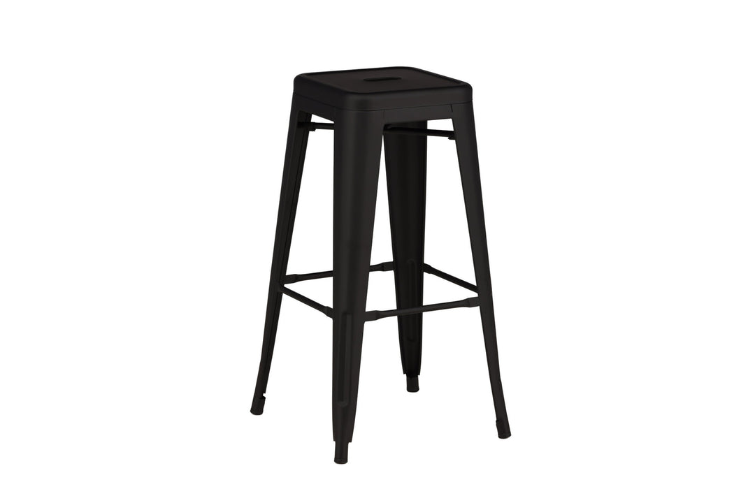 Venture Home Tempe Bar Chair 4-pack - Matte black / Metal