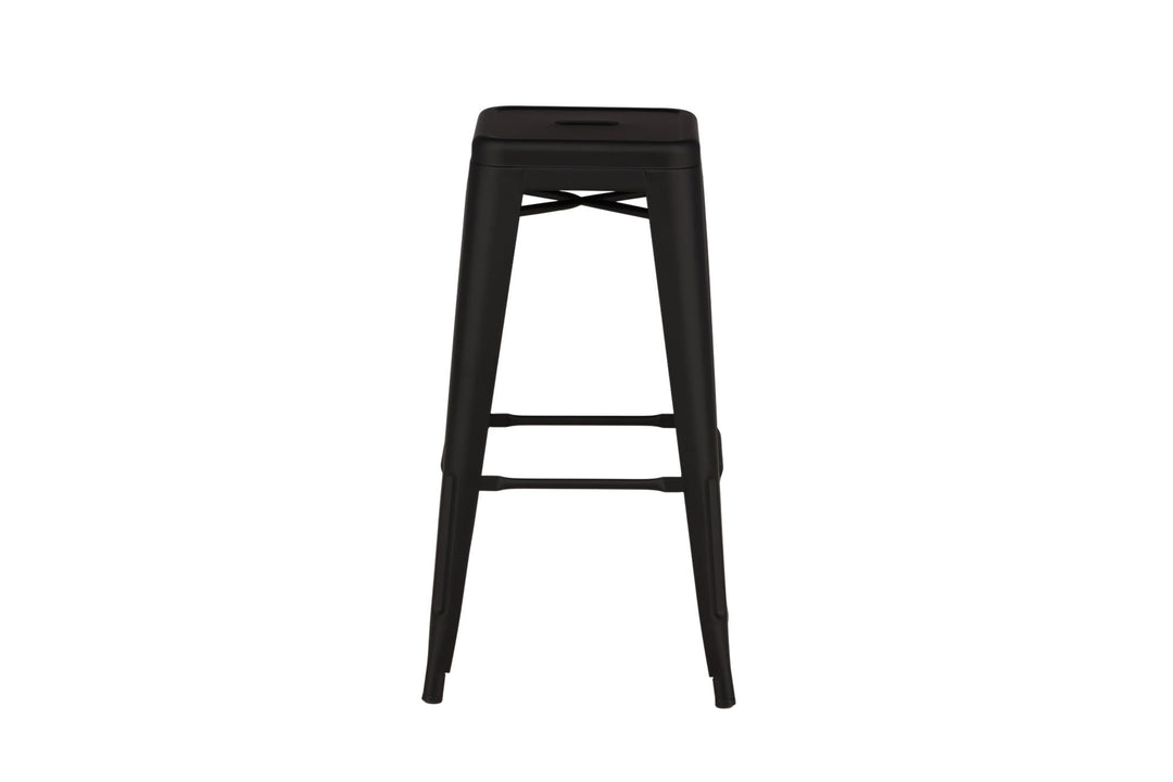 Venture Home Tempe Bar Chair 4-pack - Matte black / Metal