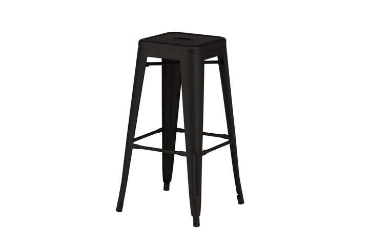 Venture Home Tempe Bar Chair 4-pack - Matte black / Metal