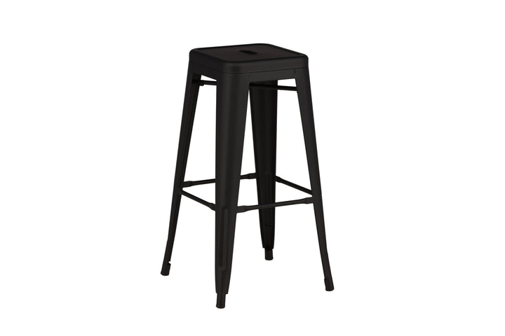 Venture Home Tempe Bar Chair 4-pack - Matte black / Metal