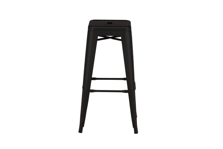 Venture Home Tempe Bar Chair 4-pack - Matte black / Metal
