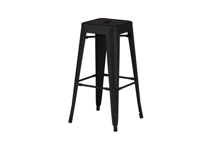 Venture Home Tempe Bar Chair 4-pack - Matte black / Metal