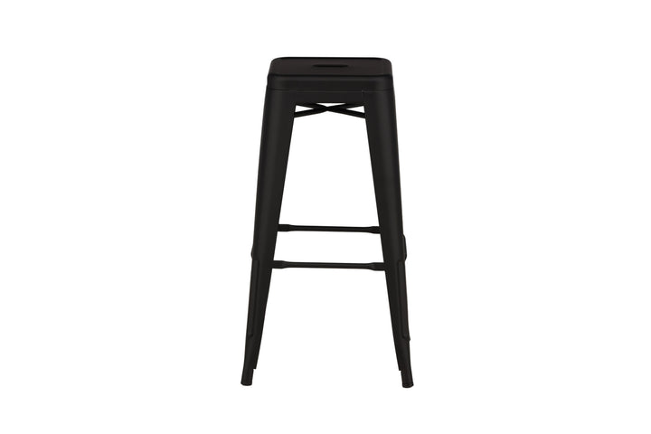 Venture Home Tempe Bar Chair 4-pack - Matte black / Metal