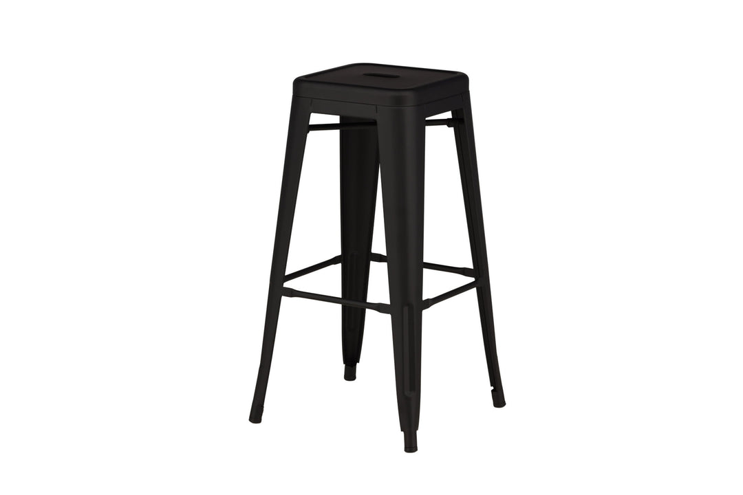 Venture Home Tempe Bar Chair 4-pack - Matte black / Metal