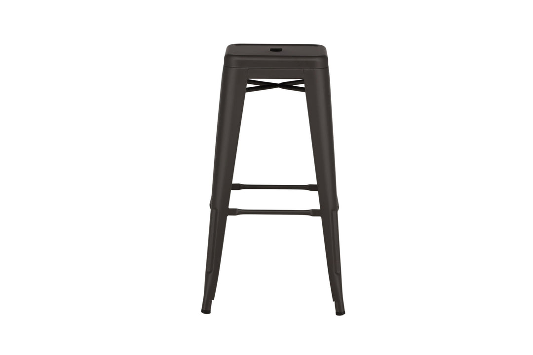 Venture Home Tempe Bar Chair 4-pack - Dark Grey / Metal