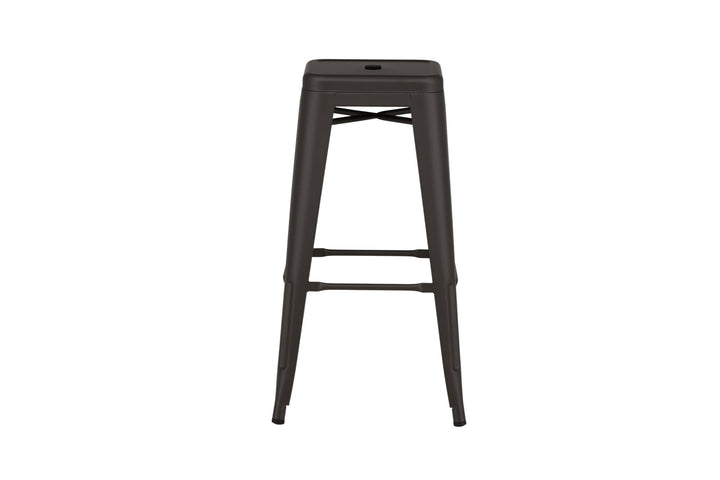 Venture Home Tempe Bar Chair 4-pack - Dark Grey / Metal