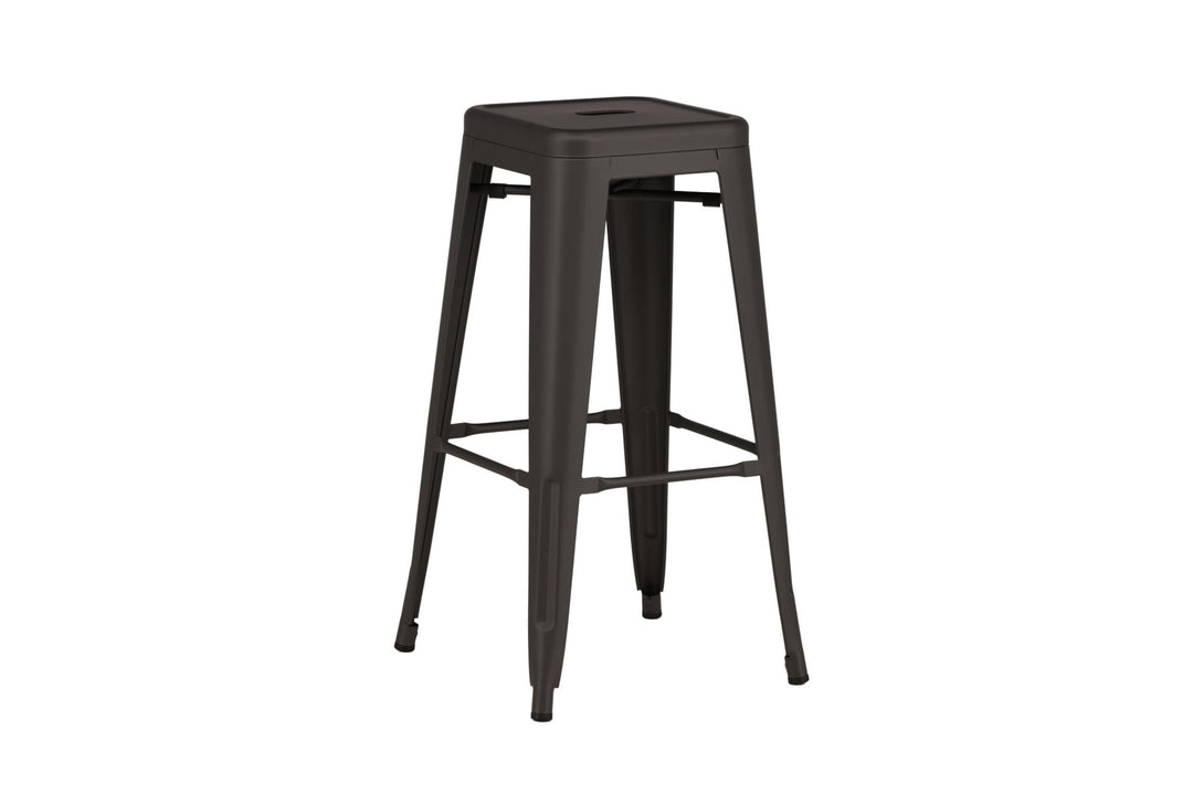 Venture Home Tempe Bar Chair 4-pack - Dark Grey / Metal