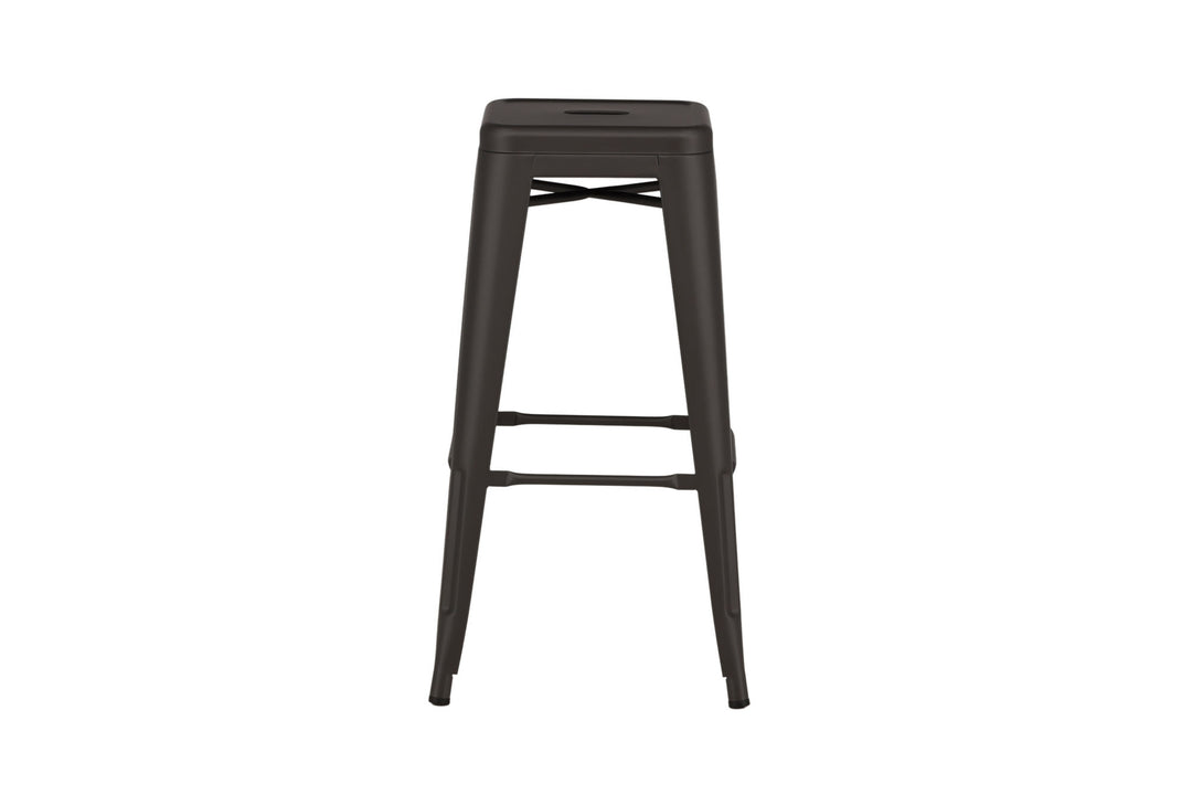 Venture Home Tempe Bar Chair 4-pack - Dark Grey / Metal