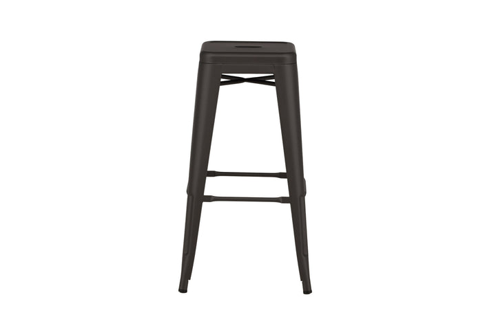 Venture Home Tempe Bar Chair 4-pack - Dark Grey / Metal