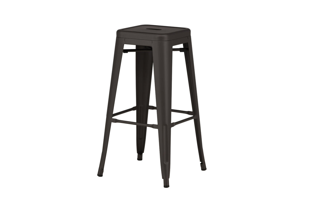 Venture Home Tempe Bar Chair 4-pack - Dark Grey / Metal