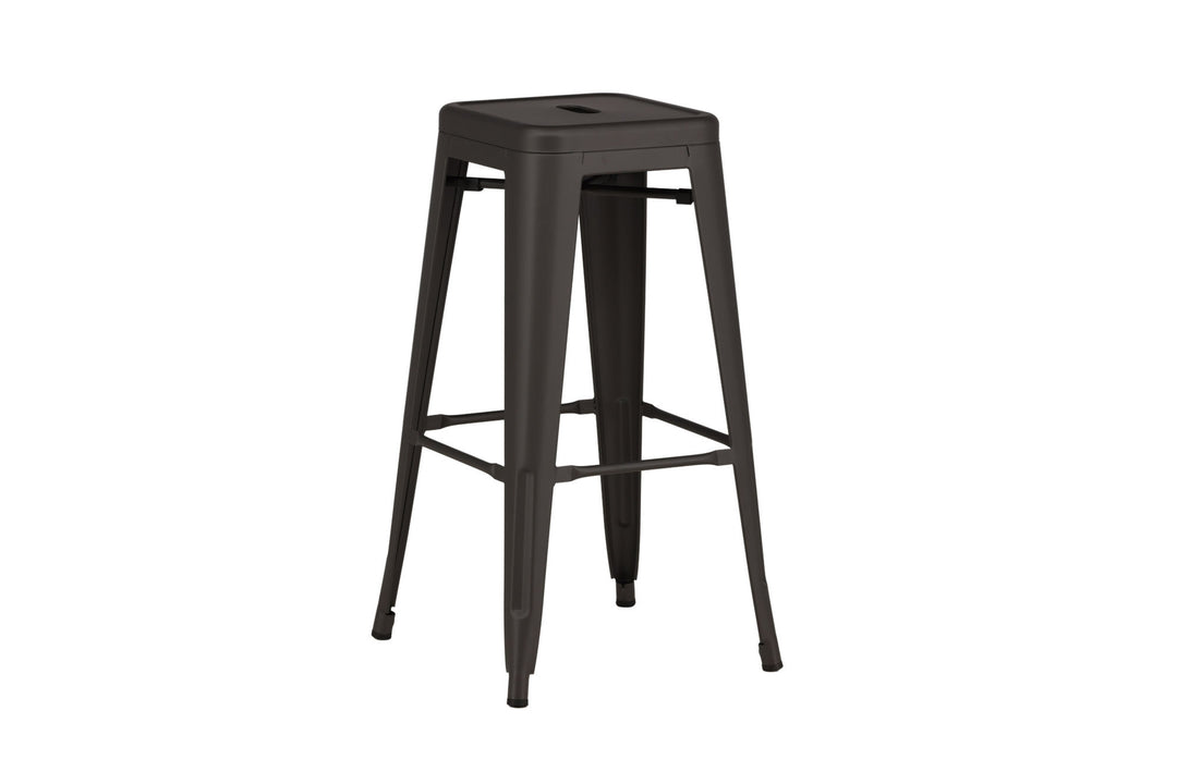 Venture Home Tempe Bar Chair 4-pack - Dark Grey / Metal