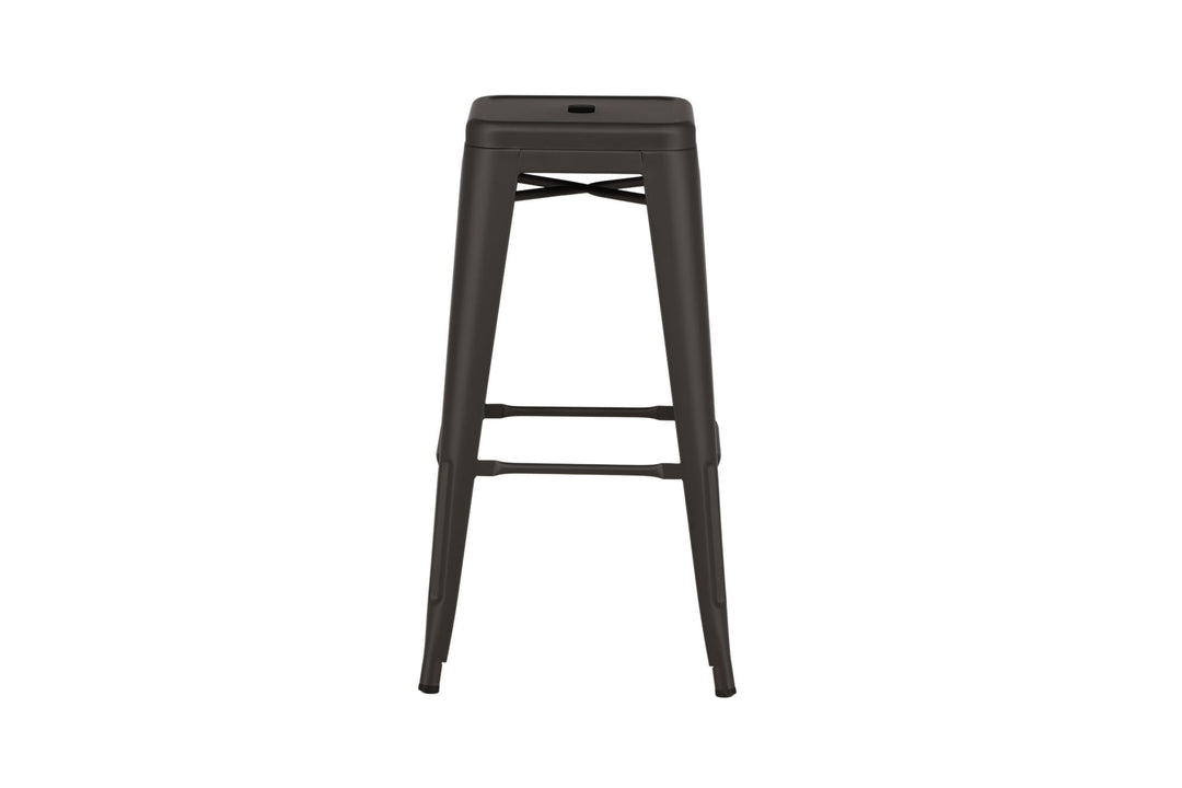 Venture Home Tempe Bar Chair 4-pack - Dark Grey / Metal