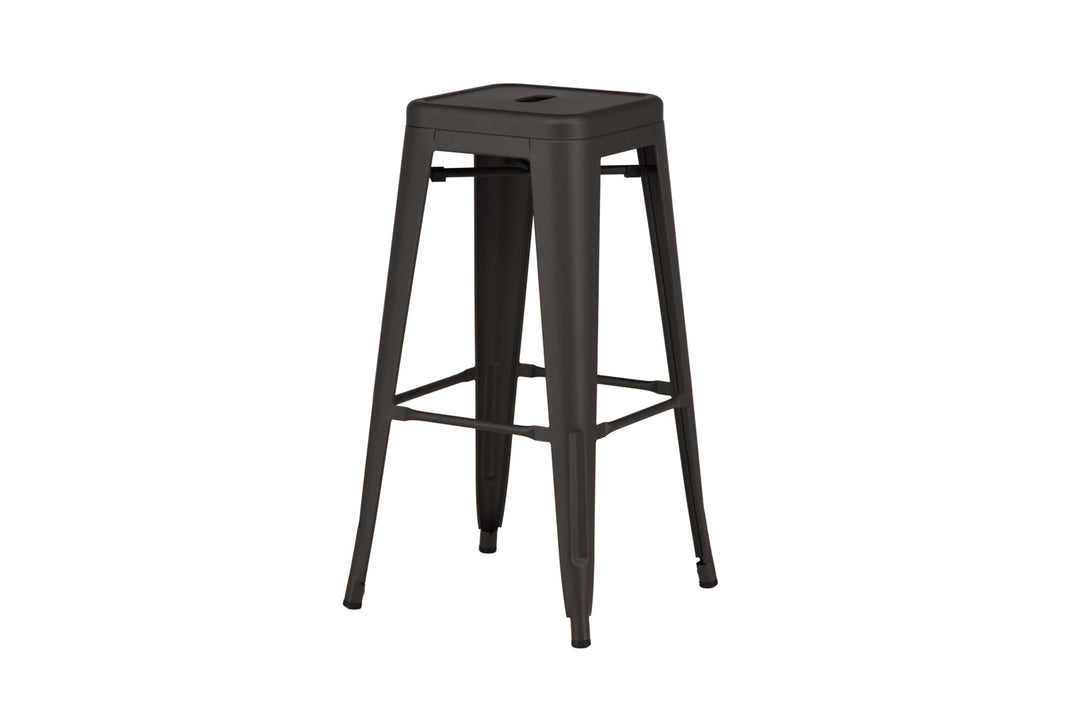 Venture Home Tempe Bar Chair 4-pack - Dark Grey / Metal
