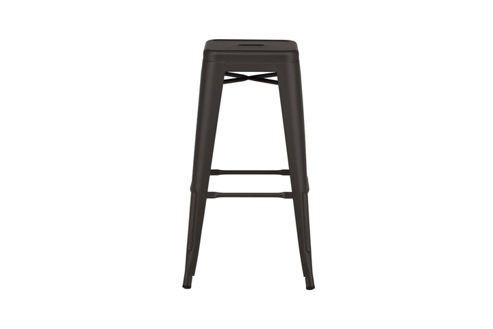 Venture Home Tempe Bar Chair 4-pack - Dark Grey / Metal