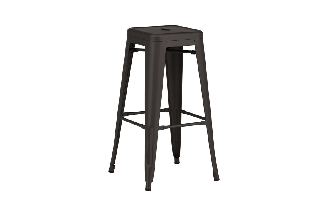 Venture Home Tempe Bar Chair 4-pack - Dark Grey / Metal