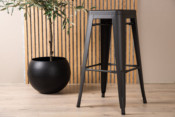 Venture Home Tempe Bar Chair 4-pack - Dark Grey / Metal