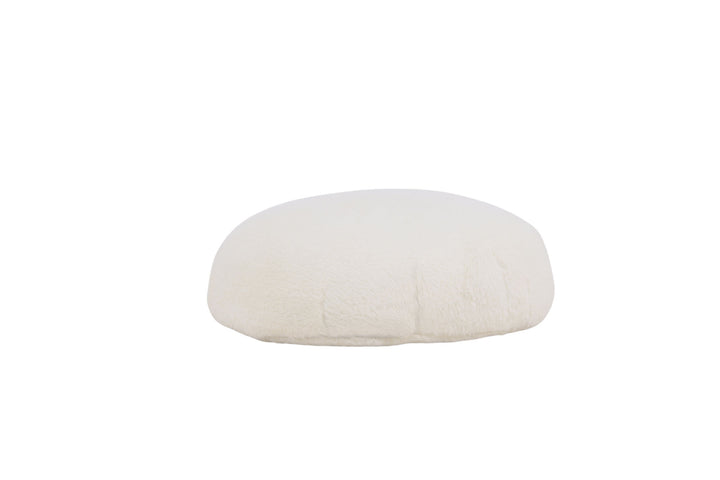 Venture Home Ruston Ottoman/Pouf - / White Lambswool
