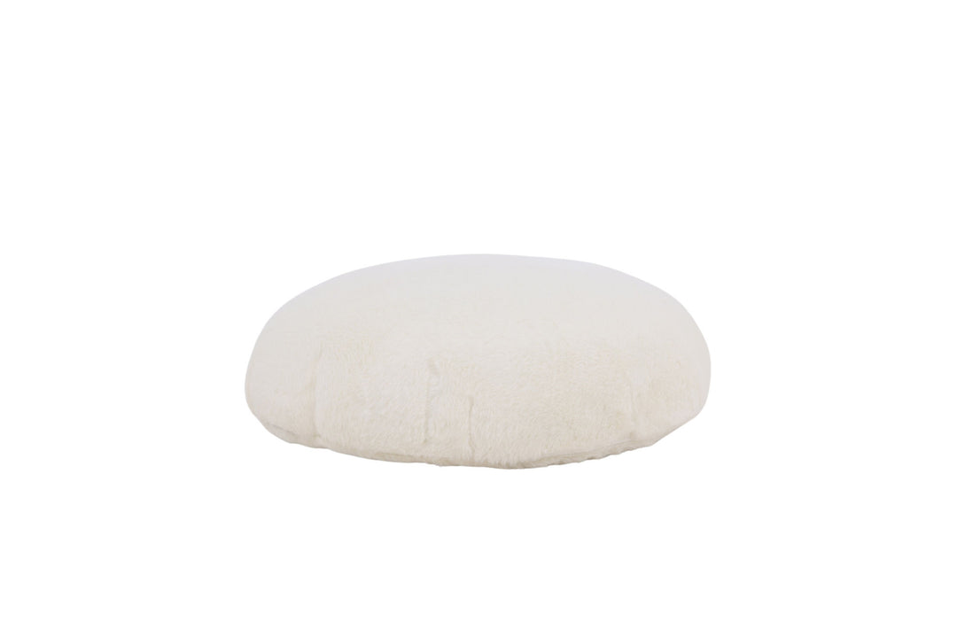 Venture Home Ruston Ottoman/Pouf - / White Lambswool