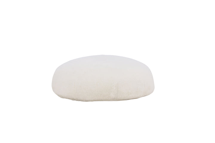 Venture Home Ruston Ottoman/Pouf - / White Lambswool