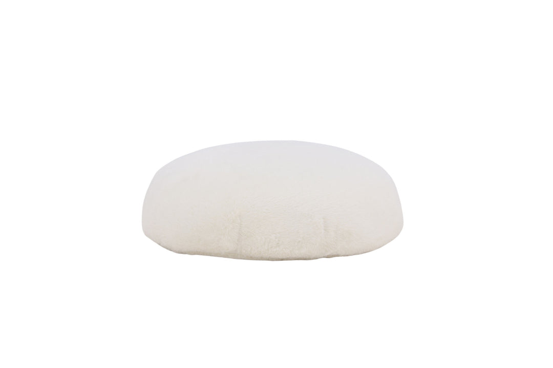 Venture Home Ruston Ottoman/Pouf - / White Lambswool
