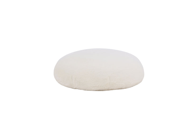 Venture Home Ruston Ottoman/Pouf - / White Lambswool