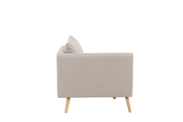 Venture Home Tacoma Sofa - Light woodlook / Linen fabric
