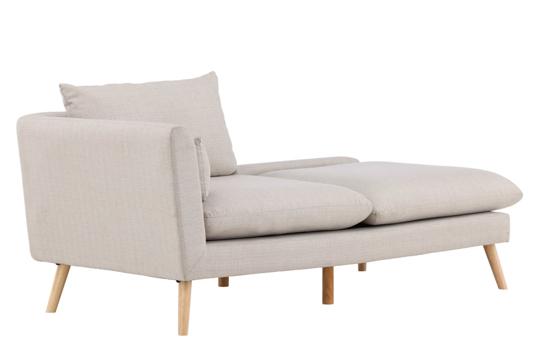Venture Home Tacoma Sofa - Light woodlook / Linen fabric