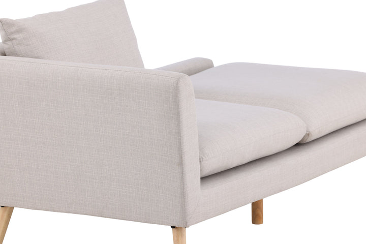 Venture Home Tacoma Sofa - Light woodlook / Linen fabric