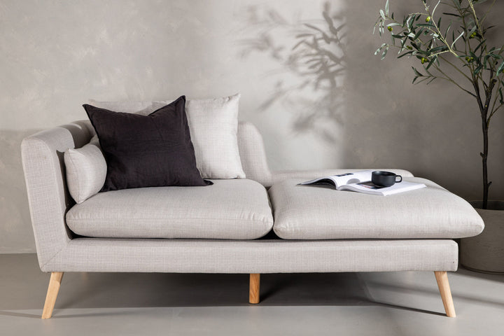 Venture Home Tacoma Sofa - Light woodlook / Linen fabric