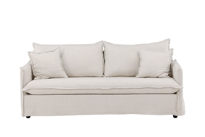 Venture Home Nova Sofa - Wood / Beige Linen